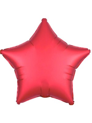 Party Express 18" Folyo Balon Yıldız - Kırmızı