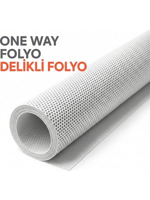Ferizli Reklam Premium One Way Vision - Delikli Folyo - Içeriden Dışarıyı Gösteren Cam Giydirme