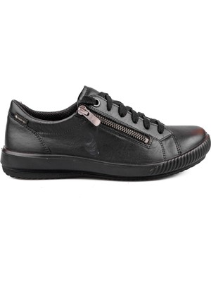 Legero Kadın Goretex Deri Ayakkabı Tanaro (Fermuarlı) 000219-0200 - Siyah Siyah