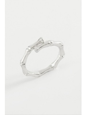 Zero Land Hnrlishp Kemik Metal Yüzük - Gümüş Rengi