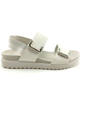 Legero Deri Ortopedik Kadın Sandalet 000244 Krem