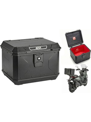 Givi Gıvı ALP44 Alpina Motosiklet Çantası Alüminyum 44 Lt Keçe Iç Astar