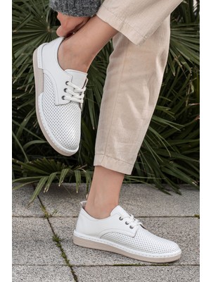 Panorama  Içi Dışı Hakiki Deri Kadın Sneaker