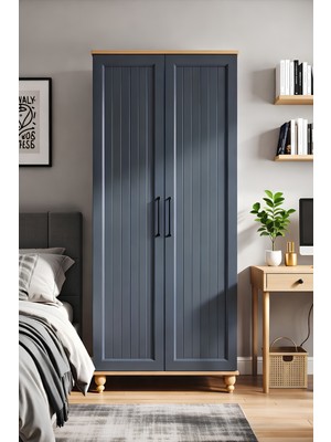 Arion Ozan 2 Kapılı Çekmeceli Çocuk Odası Dolabı | 1. Sınıf Mdf Gövde | Fonksiyonel ve Şık Tasarım