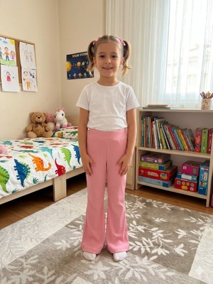 Isobel Cıvelek Ispanyol Paça Fitilli Kız Çocuk Tayt 5-13 Yaş 0113114