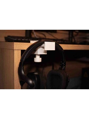 Dizge Masa Kenarı Vidalı Kulaklık Tutucu – Headphone Stand | Gaming ve Ofis Masası Kulaklık Askısı