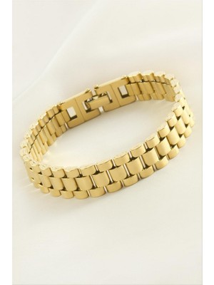 Zero Land Hnrlishp Zincir Çelik Bileklik - Gümüş Rengi