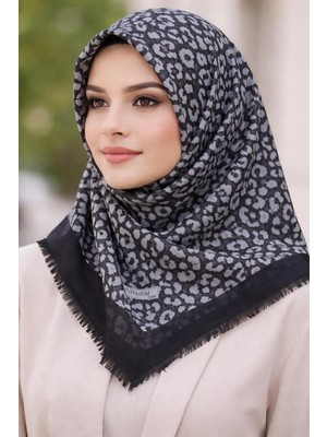 Sinem Emprime Koton Eşarp -  Siyah / GRI-6291-04