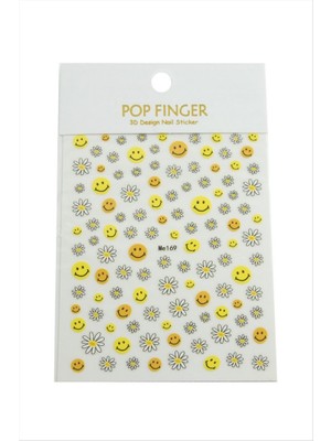 Zero Land Hnrlishp Papatya Emoji Tattoo Dövme Sticker - Sarı