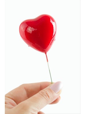 Zero Land Hnrlishp Kırmızı Kalp 10 cm - Kırmızı