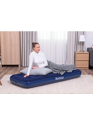 Toha Bestway Tek Kişilik Şişme Hava Yatağı - 185X76X22 cm Kamp ve Misafir Yatağı