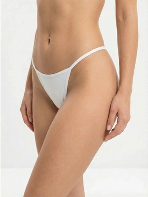 Calma String 2 Renk Pamuklu (Bordo -Beyaz)