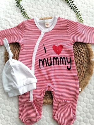 Minisse Mummy Daddy Ince Çizgili 2 Li Tulum