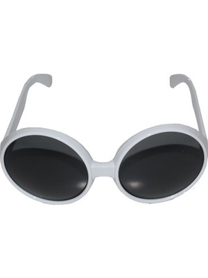 Evvano 80 Li Yıllar Beyaz Renk Nostalji Yeşilçam Parti Gözlüğü