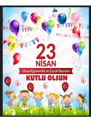 Promisebackdrop2 23 Nisan Ulusal Egemenlik Çocuk Bayramı, Fotoğraf Çekimi, Kumaş Arka Fon 200X200EKLEME Dikişli