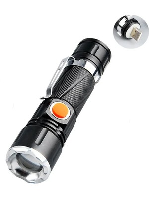 Evvano P50 LED Şarjli Mıknatıslı USB El Feneri WT-622