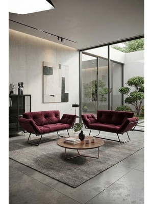 AVYNA Velora™ 2 Adet Katlanır Yataklı Ikili Kanepe Seti | Mekanizmalı Premium Çekyat – Modern & Ergonomik