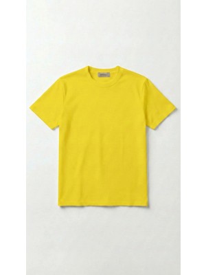 Unisex Düz Renk Bisiklet Yaka Basic Tişört