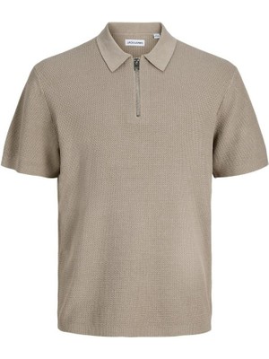 Jack & Jones Jack Jones Max Relax Fit Tiriko Knıt Polo Yaka Erkek Tişört 12288544