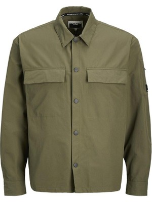 Jack & Jones Jack Jones Obly Fusıon Tech Overshırt Relax Fit Erkek Gömlek 12290687