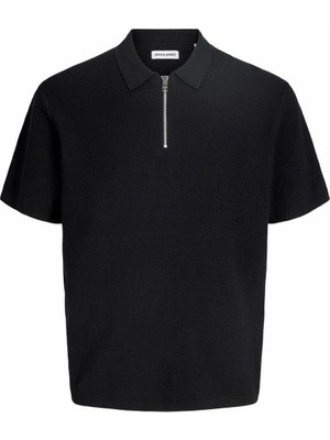 Jack & Jones Jack Jones Max Relax Fit Tiriko Knıt Polo Yaka Erkek Tişört 12288544