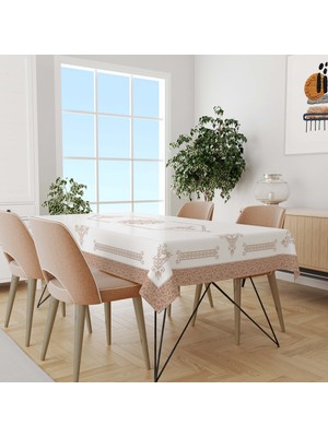 Güzel Mağaza Rose Kanaviçe Desen Dertsiz Şantuk Kumaş Dijital Baskı Dikdörtgen Masa Örtüsü