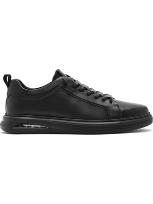 Derimod Erkek Siyah Bağcıklı Deri Sneaker 26SFD692418