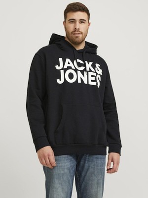 Jack & Jones Jack Jones Coro Logo Büyük Beden Erkek Sweat 12163777