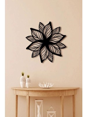 Sscnc Dekoratif Lazer Kesim Duvar Tablosu - 40X40 cm Modern Ahşap Dekoru