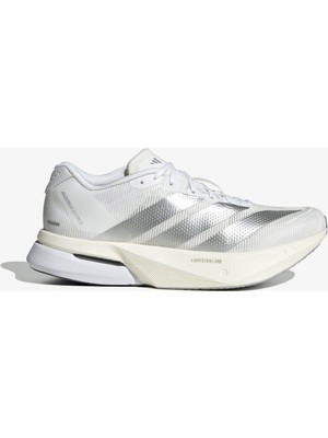 adidas Adizero Boston 13 Kadın Beyaz Koşu Ayakkabısı.-