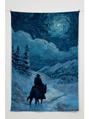 Charmbi Red Dead Redemption Duvar Örtüsü – Büyük Boy Tapestry Duvar Halısı, Oyun Anime Film Oda Dekor