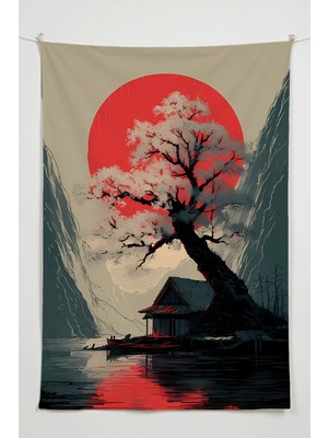 Charmbi Ayrık Vadi Duvar Örtüsü – Büyük Boy Tapestry Duvar Halısı, Oyun Anime Film Oda Dekor