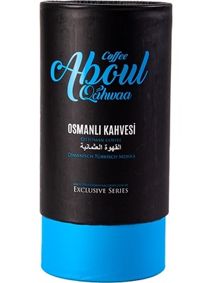 Aboul Qahwaa Coffee Osmanlı Kahvesi Exclusive Silindir Kutu  250 gr Aboul Qahwaa