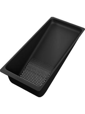 Çok Fonksiyonlu Süzgeç F14 (Mutfak Lavabosu Aksesuarı, Süzgeç) Mat Siyah