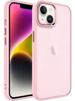 Apple iPhone 14 Uyumlu Kılıf Buzlu Sert Pc Zore May Kapak