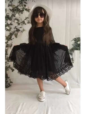 Diamondstar Kız Çocuk Parti Kıyafeti Dogum Günü ve Gösteri Kostümü Elbisesi 2/13 Yaş