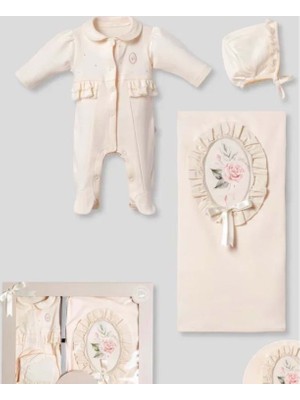 Moonstar Kız Bebek 3lü Set - Moonstar - Somon - 0-3 Ay - 53165-SOMON-0-3 Ay