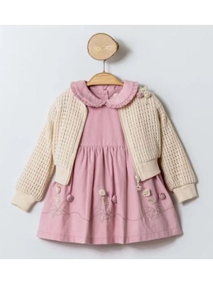 Moonstar Kız Çocuk Elbise - Moonstar - Pembe - 3 Yaş - 52144-PEMBE-3 Yaş