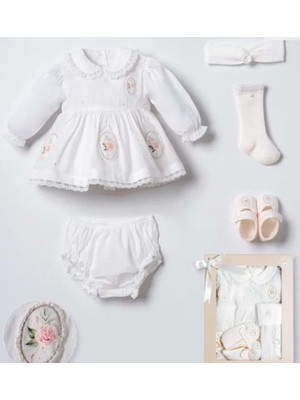 Moonstar Kız Bebek 3lü Set - Moonstar - Pudra - 3-6 Ay - 53109-PUDRA-3-6 Ay