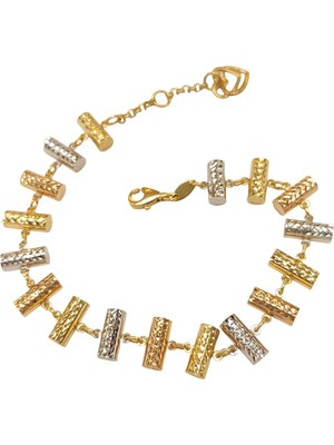 Bileklik Künye 14 Ayar Altın Hd Videolu