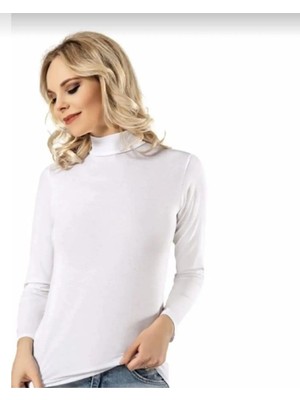 Kota 6226 Kadın Uzun Kollu Boğazlı Body Atlet 10 Adet