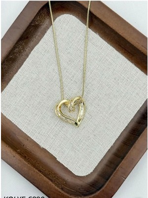 SY Aksesuar Çelik Kalp Kolye 45CM