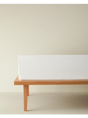 Düz Lastikli Çarşaf 160X200 cm Çakıl Taş  (4.08.2025)