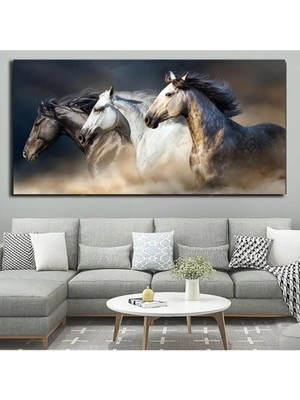  4K Hd Kalite Mgi Design At Resimli Dekorasyon Kanvas Tablo