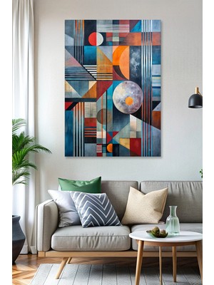 4K Hd Kalite Mgi Design Soyut Modern Renkli Kanvas Tablo - Duvar Tablosu - Canvas Tablo - Duvar Dekorasyonu