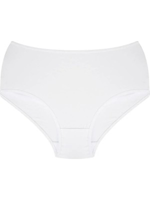 Veralya Moda Kadın Büyük Beden Külot Beyaz 40264