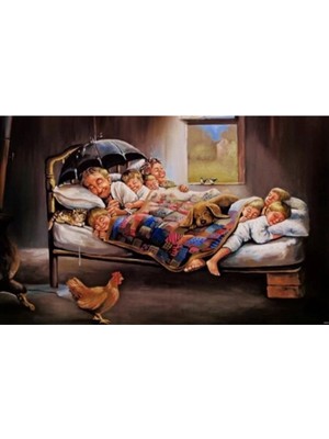  4K Hd Kalite Mgi Design Hd Dijital Baskı Yatay Kanvas Tablo Mutluluğun Resmi Oturma Odası Ofis Dekoru