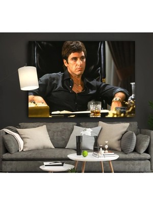  4K Hd Kalite Mgi Design Tablo - Tony Montana Scarface - Al Pacino