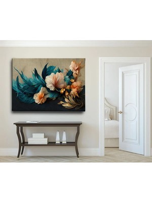  4K Hd Kalite Mgi Design Dekor Ofisi Soyut Sanat Cennet Çiçeği Modern Dekoratif Kanvas Tablo