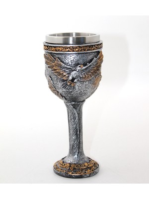 Derin Stok Paslanmaz Çelik Kadeh Bardak Model 2